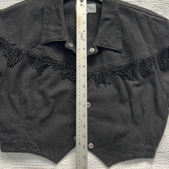 Vintage Paris Blues Denim Jacket - Size Large - Picture 11 of 12